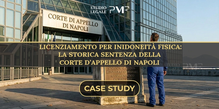 La storica sentenza della Corte d’Appello di Napoli - Studio Legale PMF